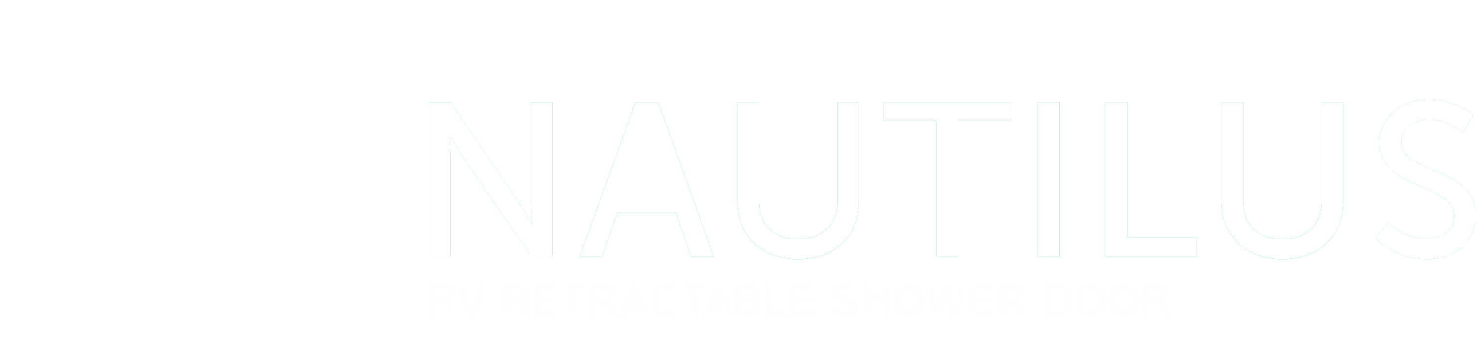 Nautilus Retractable Shower Doors for RV