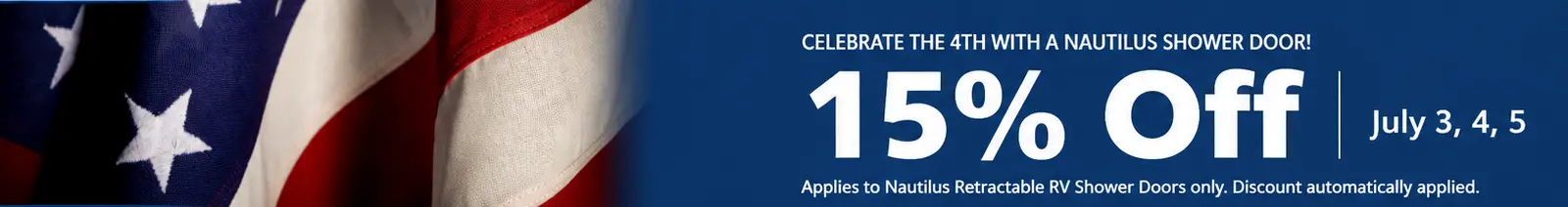 4th of July 15% Off